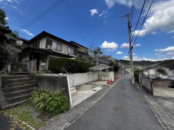 京都市左京区静市市原町　中古戸建 現地写真（前面道路含む現地写真）