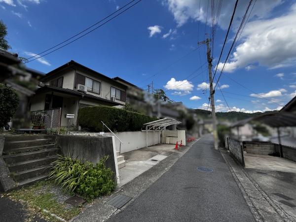 京都市左京区静市市原町　中古戸建 現地写真（前面道路含む現地写真）
