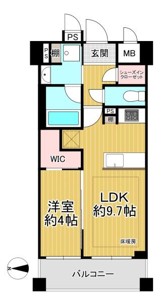 パラドール四条烏丸グレイス 間取図・土地図
