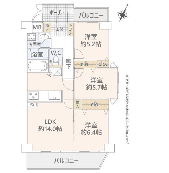 ベル・アーバニティ北花田 間取図・土地図