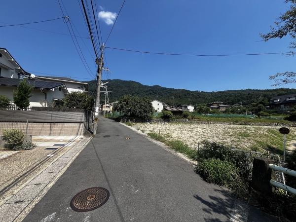 京都市左京区上高野奥小森町　2号地　建築条件無売土地 現地写真（前面道路含む現地写真）