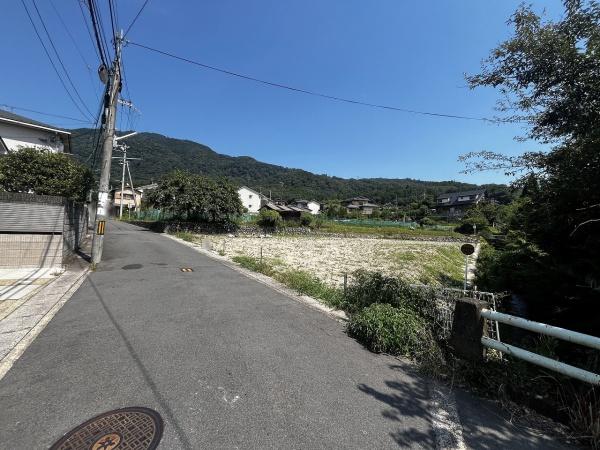 京都市左京区上高野奥小森町　2号地　建築条件無売土地 現地写真（前面道路含む現地写真）