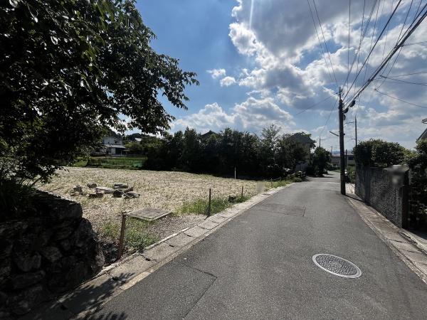 京都市左京区上高野奥小森町　2号地　建築条件無売土地 現地写真（前面道路含む現地写真）