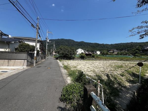 京都市左京区上高野奥小森町　1号地　建築条件無売土地 現地写真（前面道路含む現地写真）