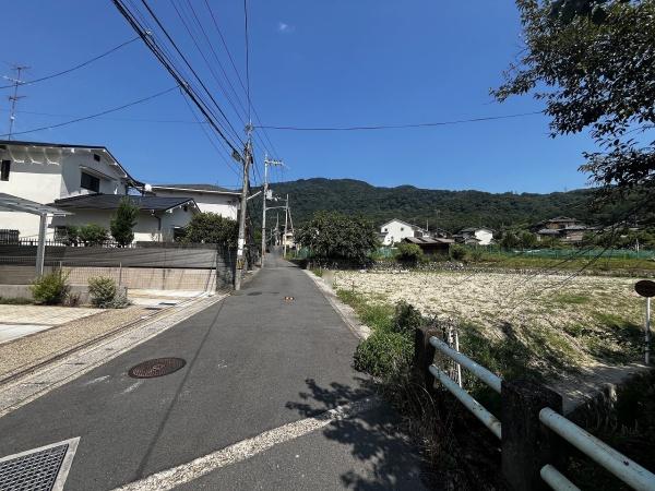 京都市左京区上高野奥小森町　1号地　建築条件無売土地 現地写真（前面道路含む現地写真）