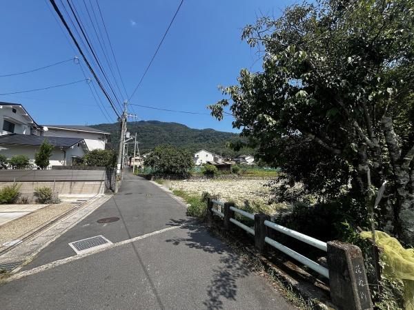 京都市左京区上高野奥小森町　3号地　建築条件無売土地 現地写真（前面道路含む現地写真）