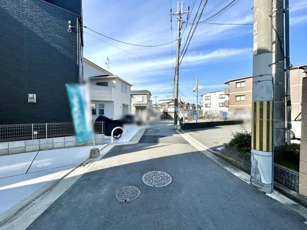 堺市中区福田第3期1号棟　中古戸建 現地写真（前面道路含む現地写真）