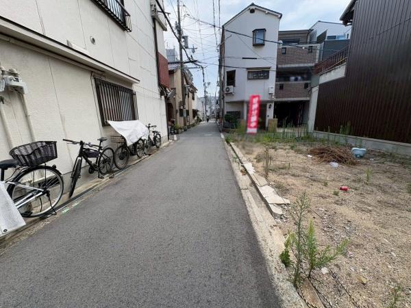 大阪市住之江区粉浜西2丁目　売土地 現地写真（前面道路含む現地写真）