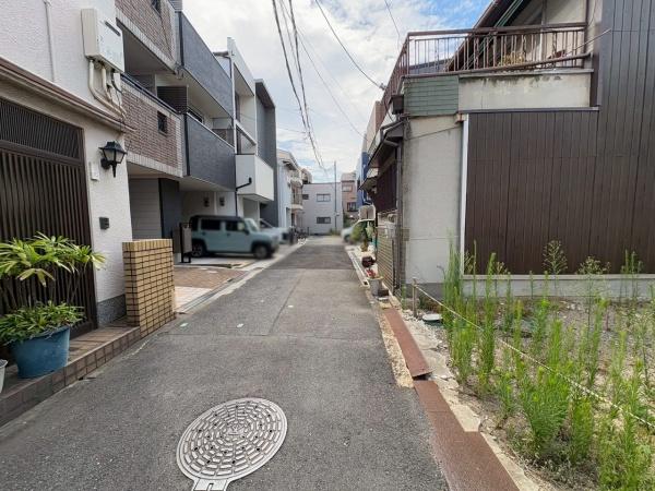 大阪市住之江区粉浜西2丁目　売土地 現地写真（前面道路含む現地写真）