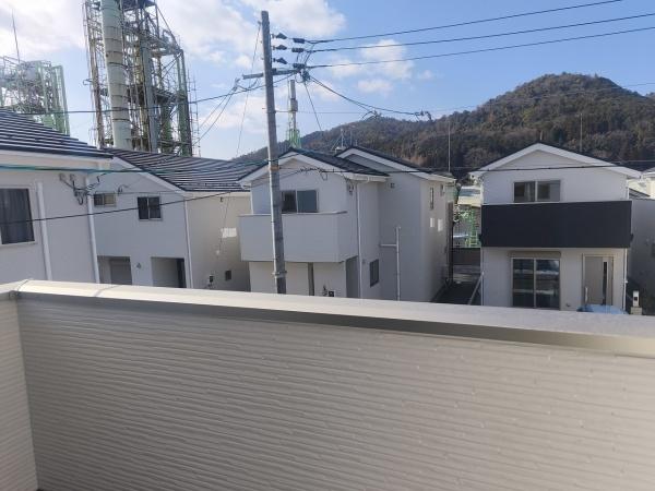 京都市北区上賀茂北ノ原町　3号地　新築戸建 現地写真（バルコニー）