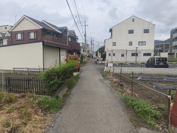 京都市山科区西野左義長町　中古戸建 現地写真（前面道路含む現地写真）