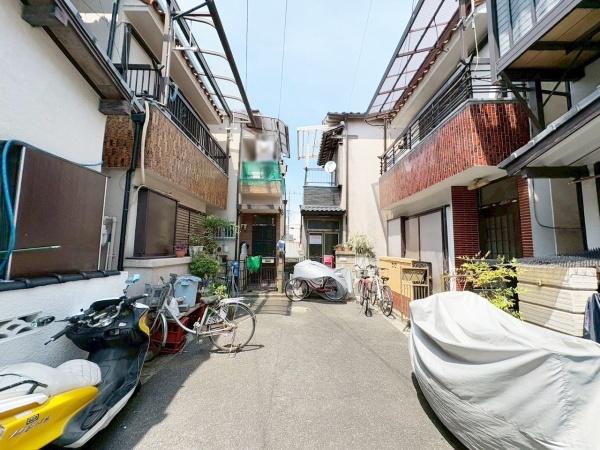 大阪市住吉区庭井1丁目　中古戸建 現地写真（前面道路含む現地写真）