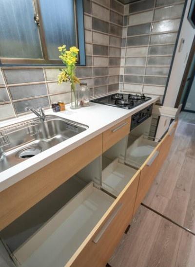 京都市北区紫野雲林院町　中古テラスハウス 内観写真（キッチン）