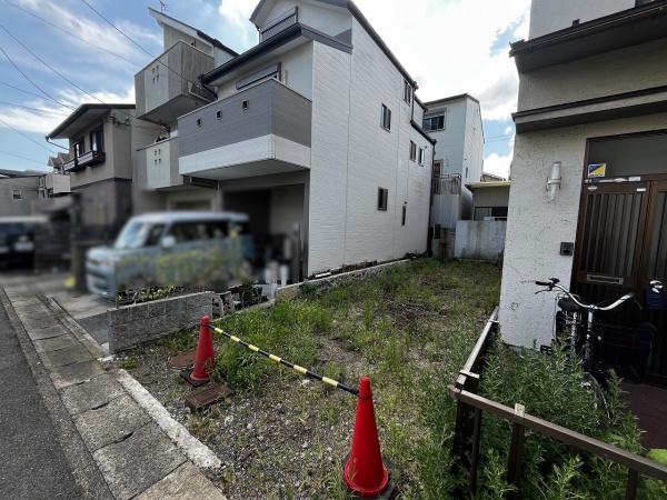 京都市山科区西野野色町　建築条件無売土地 現地写真