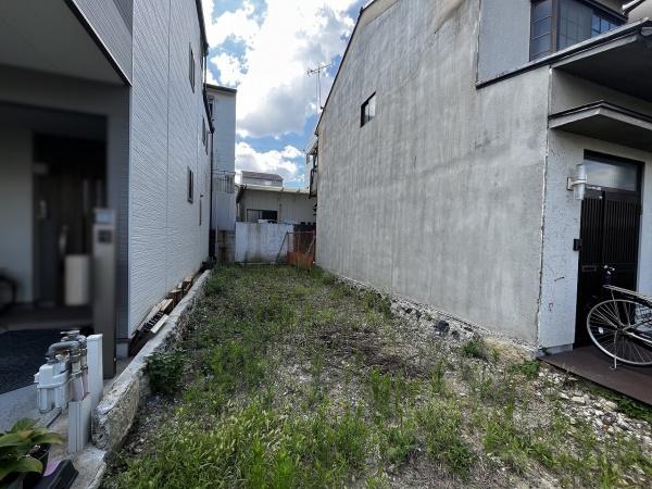 京都市山科区西野野色町　建築条件無売土地 現地写真