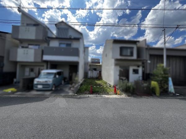 京都市山科区西野野色町　建築条件無売土地 現地写真