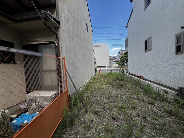 京都市山科区西野野色町　建築条件無売土地 現地写真