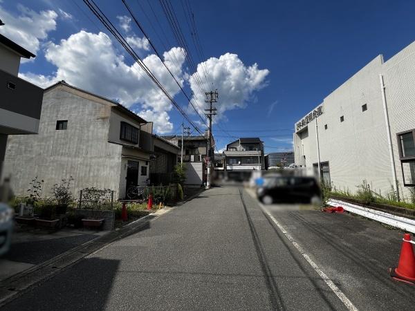 京都市山科区西野野色町　建築条件無売土地 現地写真（前面道路含む現地写真）