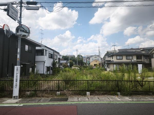 宇治市広野町小根尾　建築条件無売土地 現地写真