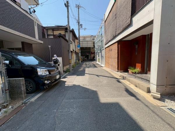 大阪市阿倍野区阪南町3丁目　売土地 現地写真（前面道路含む現地写真）
