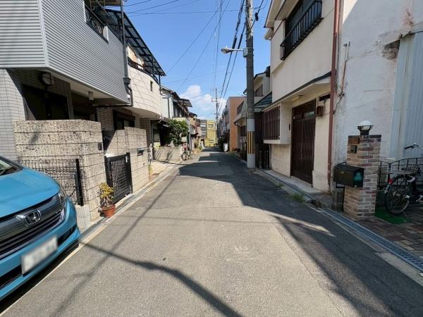 大阪市阿倍野区阪南町3丁目　売土地 現地写真（前面道路含む現地写真）