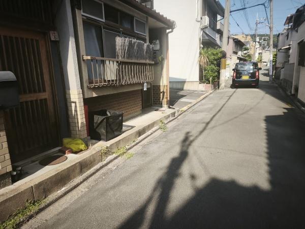 京都市東山区今熊野宝蔵町　古家付売土地 現地写真（前面道路含む現地写真）