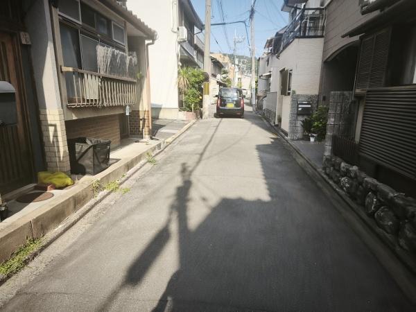 京都市東山区今熊野宝蔵町　古家付売土地 現地写真（前面道路含む現地写真）