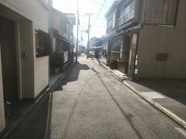 京都市東山区今熊野宝蔵町　古家付売土地 現地写真（前面道路含む現地写真）