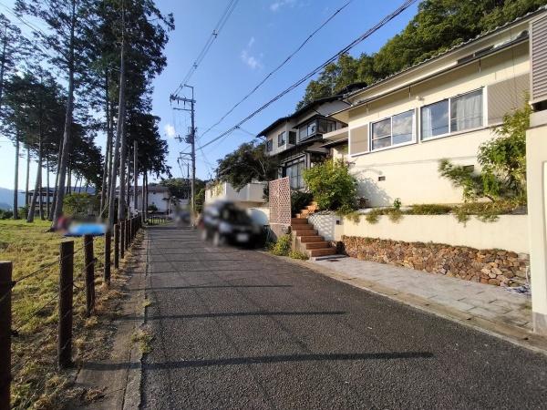 京都市左京区上高野西明寺山　中古戸建 現地写真（前面道路含む現地写真）