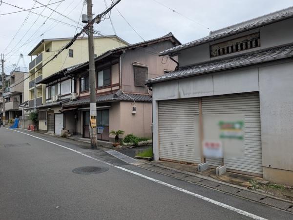 京都市左京区北白川東久保田町　古家付売土地 現地写真