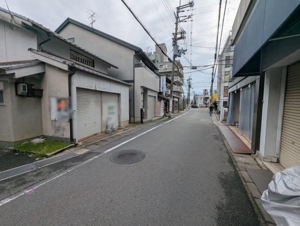 京都市左京区北白川東久保田町　古家付売土地 現地写真（前面道路含む現地写真）