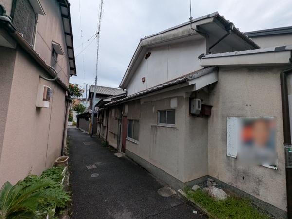 京都市左京区北白川東久保田町　古家付売土地 現地写真（前面道路含む現地写真）