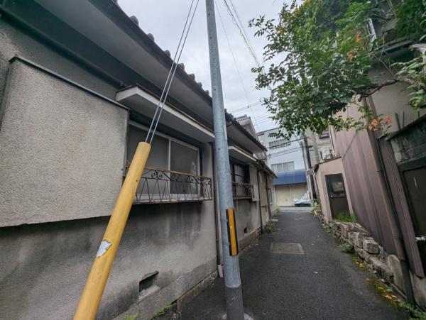 京都市左京区北白川東久保田町　古家付売土地 現地写真（前面道路含む現地写真）