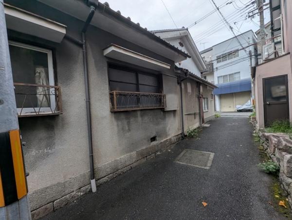 京都市左京区北白川東久保田町　古家付売土地 現地写真（前面道路含む現地写真）