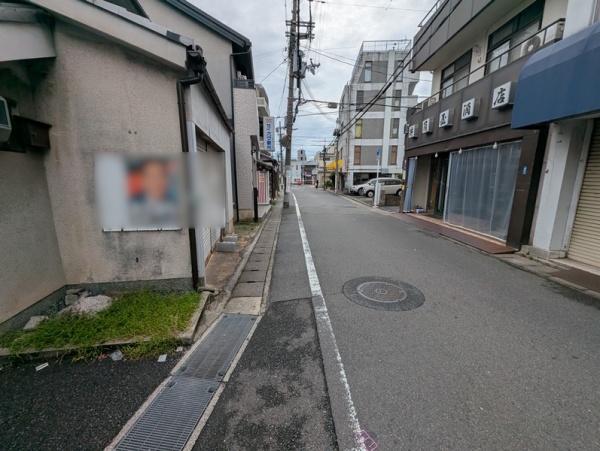 京都市左京区北白川東久保田町　古家付売土地 現地写真（前面道路含む現地写真）