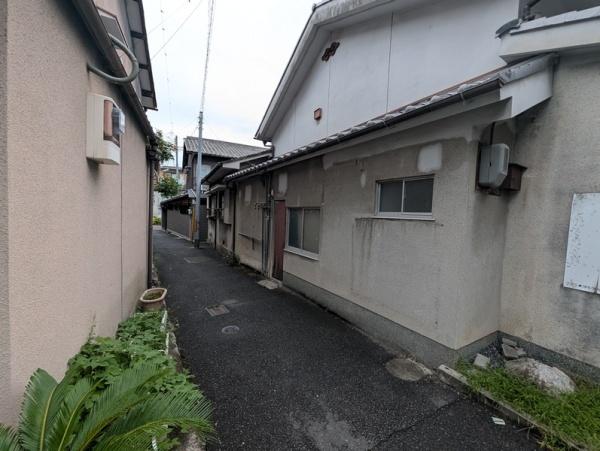 京都市左京区北白川東久保田町　古家付売土地 現地写真（前面道路含む現地写真）