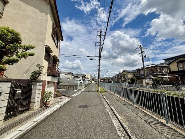堺市中区土師町1丁　売土地 現地写真（前面道路含む現地写真）