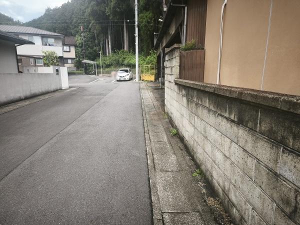 京都市右京区鳴滝宅間町　建築条件付売土地 現地写真（前面道路含む現地写真）