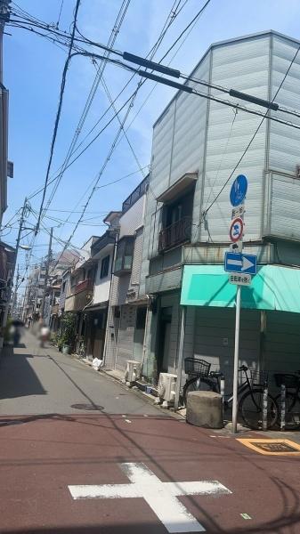 大阪市西成区梅南1丁目　中古テラスハウス 現地写真（前面道路含む現地写真）