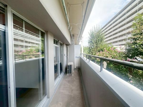 東部コーポ住宅1号棟 現地写真（バルコニー）
