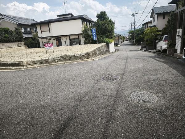 滋賀県大津市南郷2丁目　建築条件無売土地 現地写真（前面道路含む現地写真）