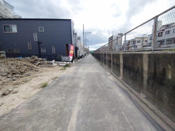 大阪市鶴見区中茶屋1丁目A号地　新築戸建 現地写真（前面道路含む現地写真）