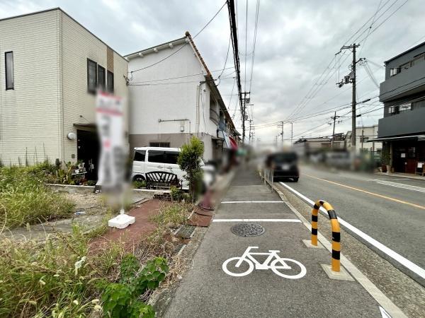 堺市中区深井中町　売土地 現地写真（前面道路含む現地写真）