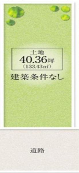 堺市堺区栄橋町1丁　売土地 間取図・土地図