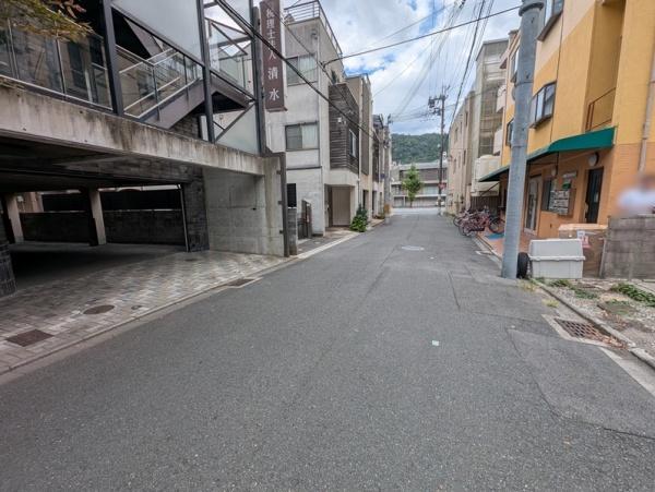 京都市左京区浄土寺真如町　建築条件無売土地 現地写真（前面道路含む現地写真）