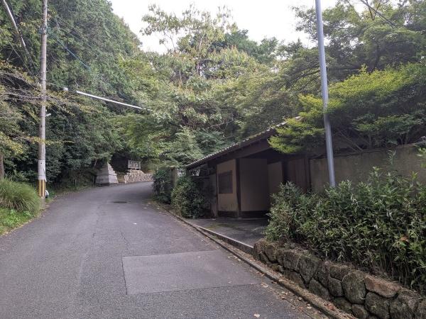 京都市左京区一乗寺松原町　古家付売土地 現地写真（前面道路含む現地写真）