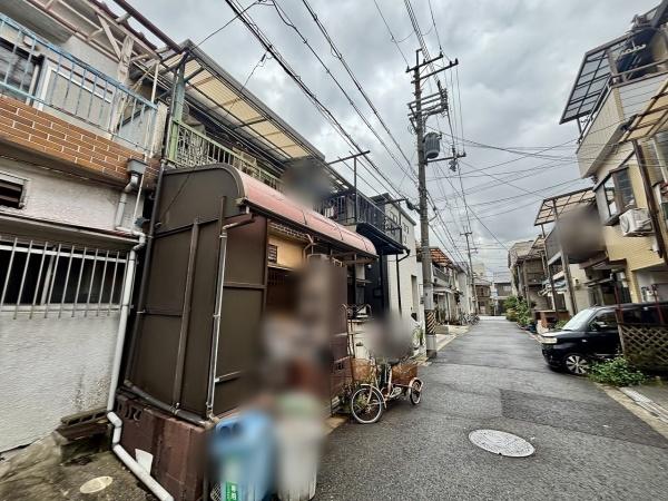 堺市西区浜寺石津町西4丁　中古テラスハウス 現地写真（前面道路含む現地写真）