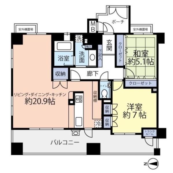 リソシエレスティーナ御所南 間取図・土地図