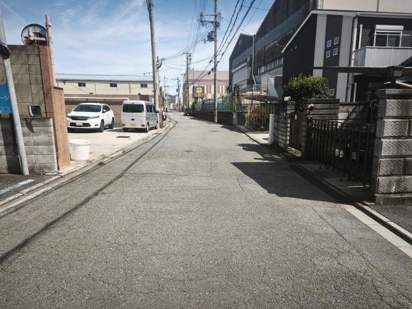 京都市南区上鳥羽堀子町　上物有売土地 現地写真（前面道路含む現地写真）
