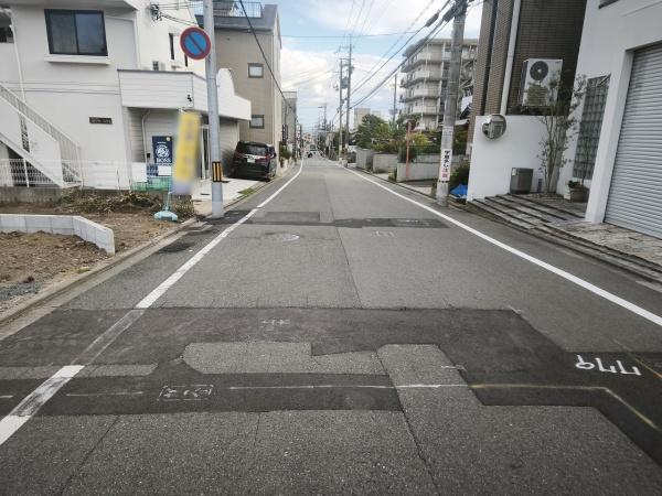 京都市北区鷹峯南鷹峯町　2号棟　新築戸建 現地写真（前面道路含む現地写真）